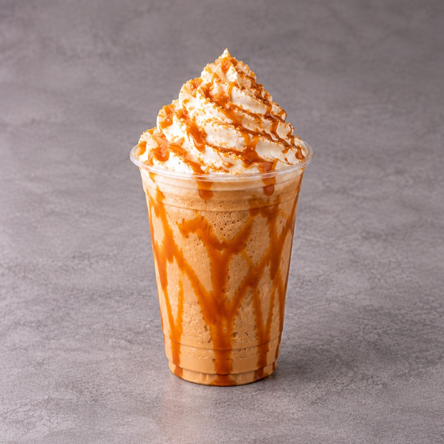Caramel Frappe.