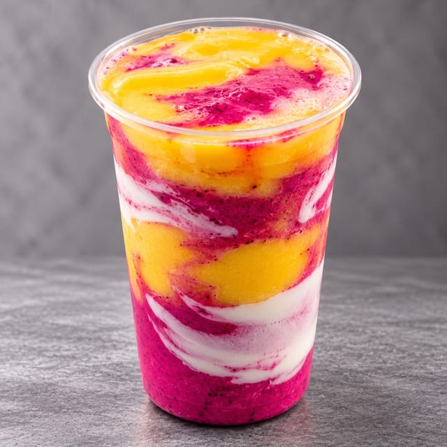 Strawberry Bloom Smoothie.