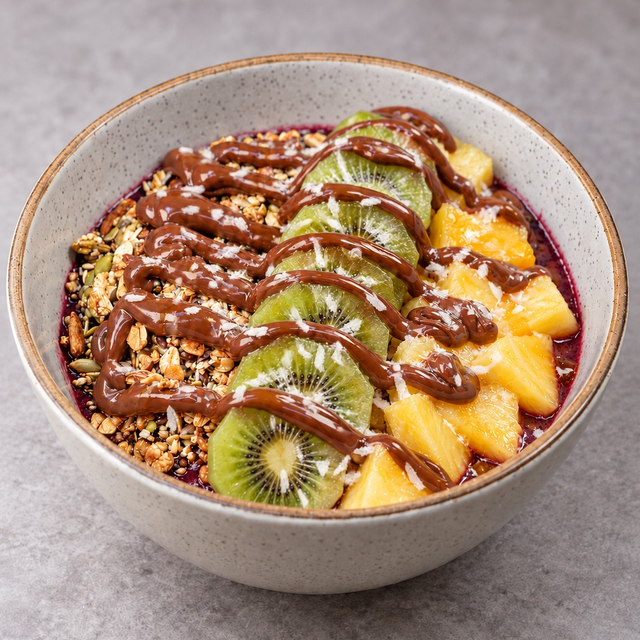 Açaí Kiwi Piña (Kiwi Pineapple).