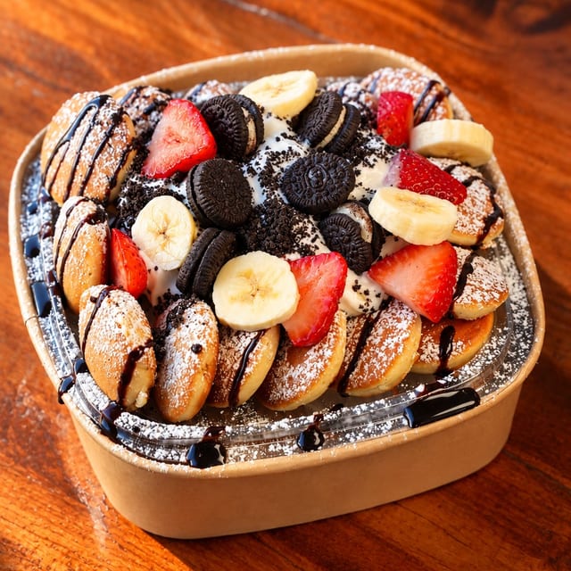 Oreo Crunch (Mini Pancakes).